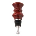 Topchef Solid Rosewood Flat Top Stainless Steel Wine Bottle Stopper TO100284